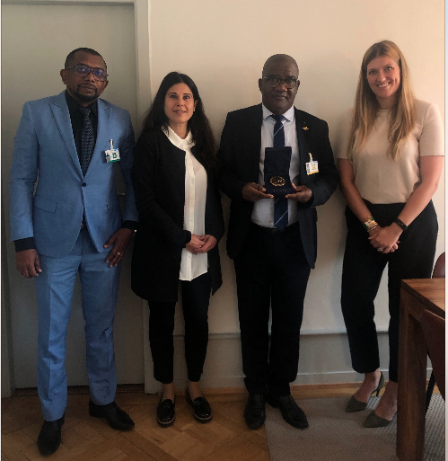 image Rencontre avec les dirigeants de l’ONG ICAN, prix Nobel de la paix de 2017